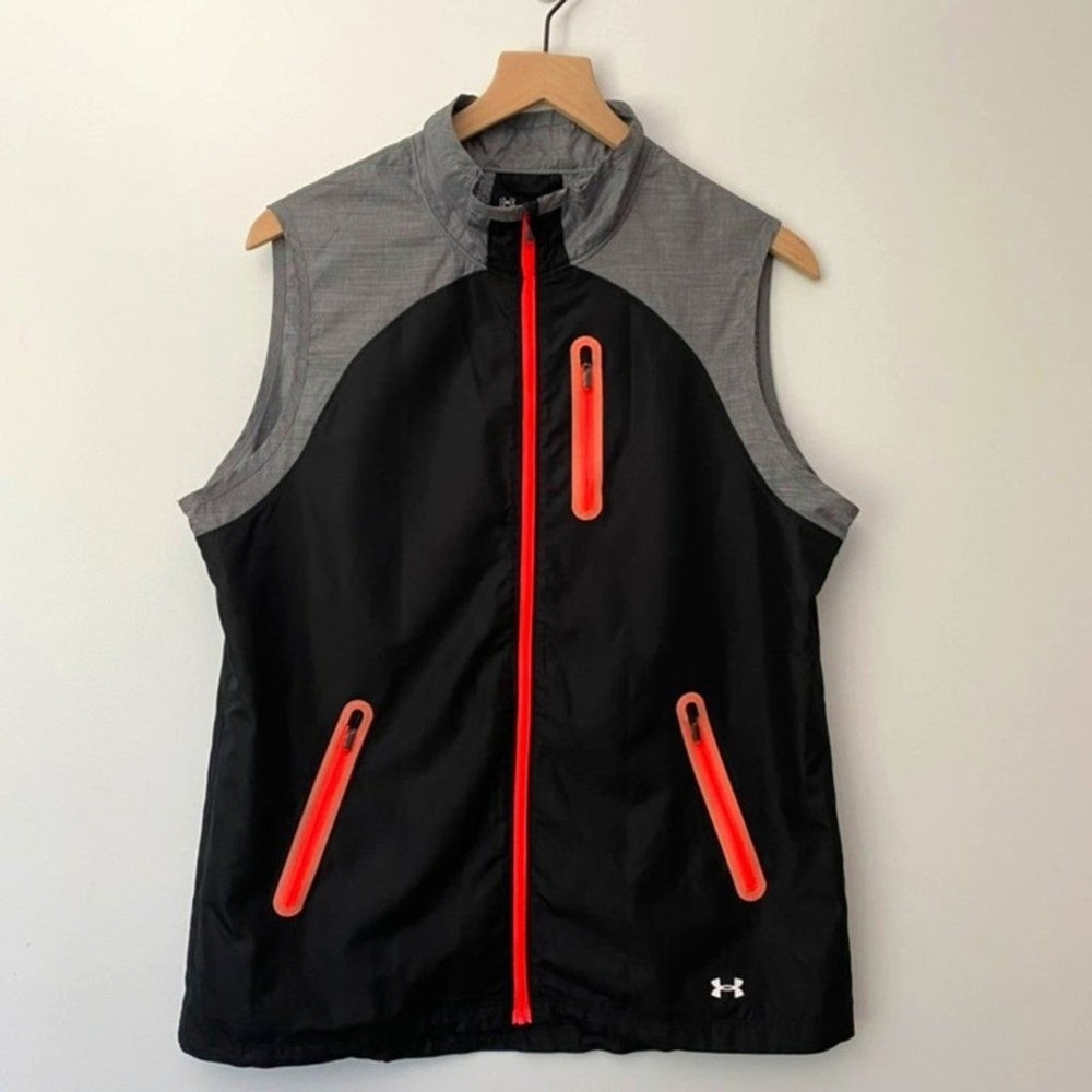 Under Armour Black and Gray Vest